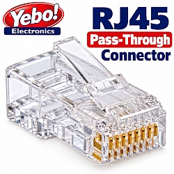 (image for) Modular Plug RJ45 8P8C Pass-Through SINGLE (PLT089)
